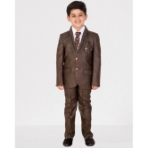 DKGF Fashion - Brown Polyester Boys Suit ( Pack of 1 ) - None