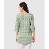 Meher Impex - Green Rayon Womens A-line Kurti ( Pack of 1 ) - None