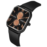 Hala Black Silicon Analog Mens Watch