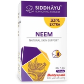 SIDDHAYU Neem Tablet | Blood Purifier Tablet 80 gm Pack Of 2