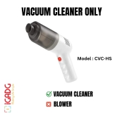 iGADG Handheld Mini Size Car Vacuum Cleaner Dry/Wet Cleaning |Dual Battery | USB Rechargeable | 6000pa