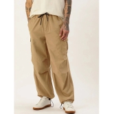 Bene Kleed Loose Flat Mens Cargos - Beige ( Pack of 1 ) - None