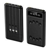 DIGIMATE 10000 -mAh 12W Li-Polymer Power Bank - Black