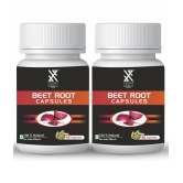 xovak pharmtech Organic Beet Root Capsule 100 gm Pack Of 2