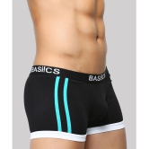 BASIICS By La Intimo - Black BCSTR01 Spandex Mens Trunks ( Pack of 1 ) - None