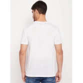 UBX Cotton Regular Fit Printed Half Sleeves Mens T-Shirt - White ( Pack of 1 ) - None