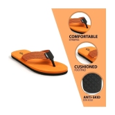 G Best Orange Mens Thong Flip Flop - None