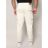 Pale Yellow Cargo Trousers Yellow 42