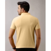 SKYRISE - Beige Cotton Blend Slim Fit Men's Polo T Shirt ( Pack of 1 ) - None