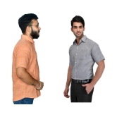 DESHBANDHU DBK Cotton Regular Fit Half Sleeves Mens Formal Shirt - Multi ( Pack of 1 ) - None