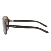 Brown Aviator Sunglasses for Men