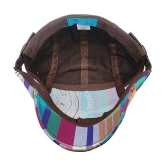 Zacharias Unisex Kids Cotton Beret Golf Cap jk-13 (Brown_1-4 Years) (Pack of 1) - None