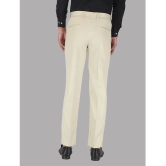 Charlie Carlos - Beige Cotton Blend Slim - Fit Mens Formal Pants ( Pack of 1 ) - None