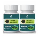 xovak pharmtech Organic Chlorella 100 gm Minerals Capsule Pack of 2