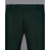 Hunter Green Normal Fit Trousers-40