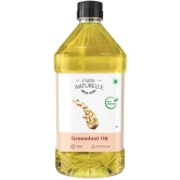 Farm Naturelle - Organic Ghani Cold Pressed Virgin Groundnut/Peanut Oil 1 Ltr | 100% Natural, Pure & Wood Pressed 1 Ltr for Oil Cooking