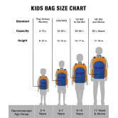 Da Tasche Multicolor Polyester Backpack For Kids