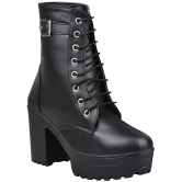 Shoetopia - Black Women''s Ankle Length Boots - None