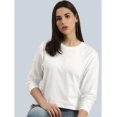 PPTHEFASHIONHUB White Cotton Blend Loose Fit Womens T-Shirt ( Pack of 1 ) - None