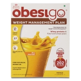 Obesigo BLCD Obesigo Meal Replacement Weight Loss And Weight Management Plan (Mango Flavor) - 350Gm (7 Sachets Of 50G Each)