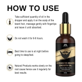 Intimify Advanced Beard Growth Oil, for hair beard oil, much beard oil, anti greying beard oil, 30 ml