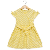 Juscubs - Yellow Cotton Girls Frock ( Pack of 1 ) - None