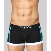 BASIICS By La Intimo - Black BCSTR01 Spandex Mens Trunks ( Pack of 1 ) - None