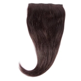 RefynHair - Hair Volumizer | Clip In Hair Extension | 18 Inch | 100 Gr | 4 Clips | Medium Brown | Premium Remy 100% Human Hair | Lightweight, Seamless Blend, Clip-on Hair Enhancer Natural Look & Feel