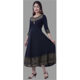 SIPET - Blue Rayon Womens Anarkali Kurti ( Pack of 1 ) - None