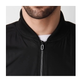 4B Nylon Mens Windcheater Jacket - Black ( Pack of 1 ) - None