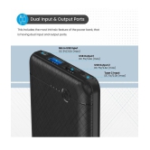 Portronics Power Brick II:10000mAh Power Bank ,Black (POR 1211) - Black