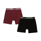 Lux Cozi - Multicolor Cotton Boys Trunks ( Pack of 2 ) - None