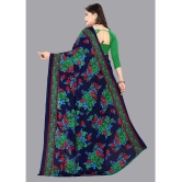 Anand Sarees - Green Georgette Saree With Blouse Piece ( Pack of 1 ) - Green