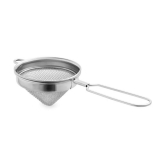 TINUMS Silver Steel Strainer ( Pack of 1 ) - Silver