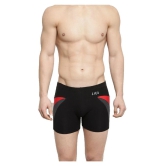 IC4 - Black Cotton Blend Mens Trunks ( Pack of 2 ) - S