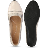 Ishransh - Beige Women''s Casual Ballerinas - None