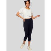 Women Stretchable Legging Capri Nyc491-XL / Black