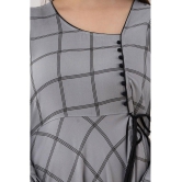 Kapadia - Grey Rayon Womens Flared Kurti ( Pack of 1 ) - None