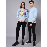 The Dry State - Blue Cotton Regular Fit Couple T-Shirt