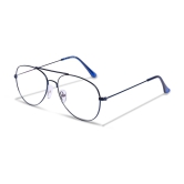 REDEX AVIATOR UNISEX BLUE COLOR FULL FRAME-Blue Cut Power Plastic Lens (C.R)