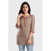 Meher Impex - Beige Rayon Womens Tunic ( Pack of 1 ) - None