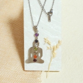 Seven Chakra Buddha Pendant