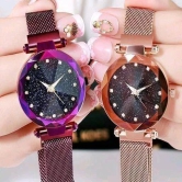 Crystal Watches ???? BUY 1 GET 1 FREE ????-Copper & Black M@