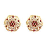 gilher Multi Color Stud Earrings ( Pack of 1 ) - Multi Color