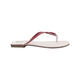 Shoetopia White Womens Flats - None