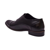 Sir Corbett Monk Strap Artificial Leather Black Formal Shoes - 9