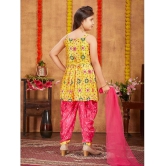 Aarika Yellow Silk Girls Patiala Kurta Set ( Pack of 1 ) - None