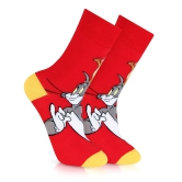 Tom & Jerry Full Length Unisex Cotton Socks