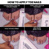 TOE NAILS - (Buy 1 Get 1 Free)-Peach