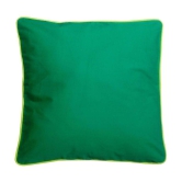 Hugs'n'Rugs Single Cotton Cushion Cover (40 x 40 cm) 16 x 16 - Green